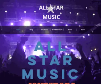 Allstarmusicar.com(All Star Music) Screenshot