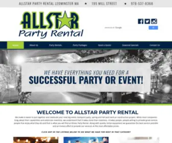 Allstarpartyrents.com(Allstarpartyrents) Screenshot