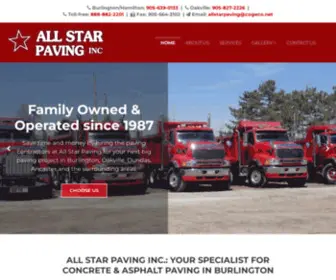 Allstarpaving.ca(All Star Paving Inc) Screenshot