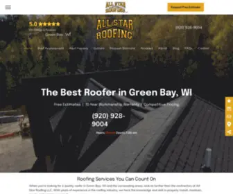 Allstarroofingwi.com(All Star Roofing LLC) Screenshot