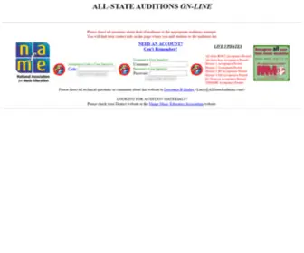 Allstateauditions.com(Allstateauditions) Screenshot