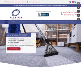 Allstatecarpet.com(Carpet Cleaning in Gilbert) Screenshot