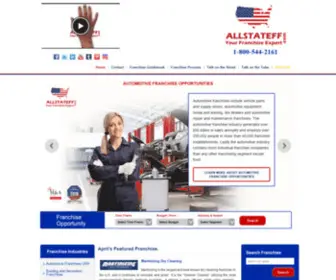Allstateff.com(Franchise Opportunities USA) Screenshot