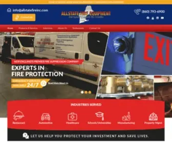 Allstatefireinc.com(Allstate Fire Equipment) Screenshot