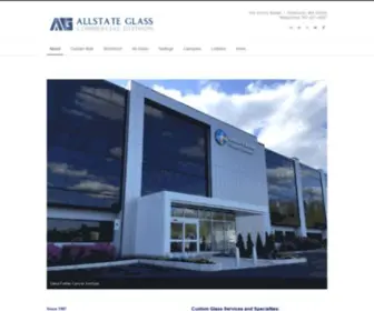 Allstateglasscommercial.com(Allstate Glass Commercial) Screenshot