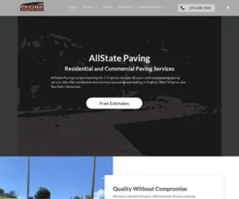 Allstatepavinginc.com(AllState paving) Screenshot