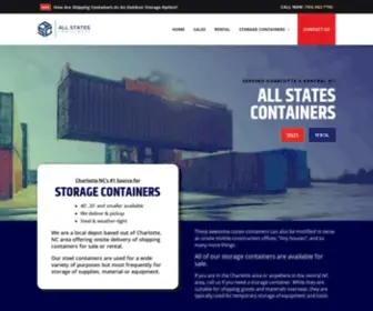 Allstatescontainers.com(AllStates Containers) Screenshot