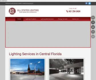 Allstateslighting.us(All States Lighting) Screenshot