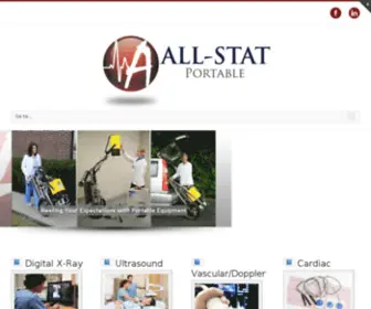 Allstatportable.com(All-Stat Portable) Screenshot