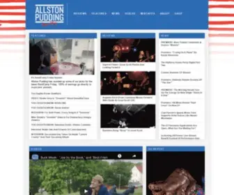 Allstonpudding.com(Boston Music Blog) Screenshot