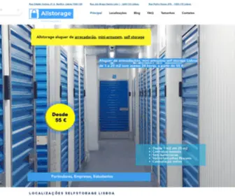 Allstorage.pt(Self Storage Lisboa) Screenshot