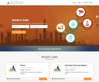Allstreamjobs.com(Allstreamjobs) Screenshot