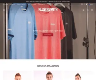 Allstrength.com.au(Allstrength Activewear) Screenshot