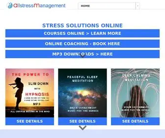 Allstressmanagement.com(Stress Management Beaumaris) Screenshot