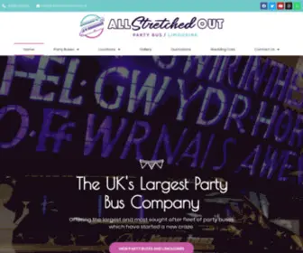 Allstretchedout.co.uk(Party Bus Wales & West) Screenshot