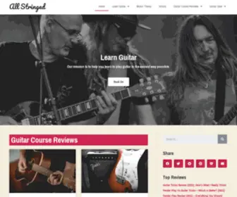 Allstringed.com(Learn Guitar And Bass) Screenshot