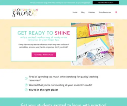 Allstudentscanshine.com(All Students Can Shine) Screenshot