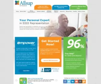 Allsup.com(Social Security Disability) Screenshot