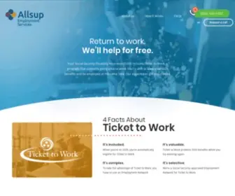 Allsupemploymentservices.com(Allsup Employment Services) Screenshot