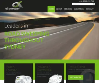 Allsweeperhire.com.au(Street Sweeper and Scrubber Hire in Sydney) Screenshot