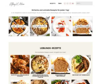 Alltagskitchen.com(Einfache und schnelle Rezepte für jeden Tag) Screenshot