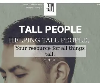 Alltall.com(Introducing AllTall) Screenshot