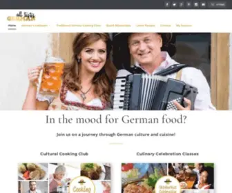 Alltastesgerman.com(All Tastes German) Screenshot