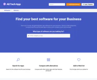 Alltechapp.com(Discover the best suitable Apps and Services for your business. All Tech App) Screenshot