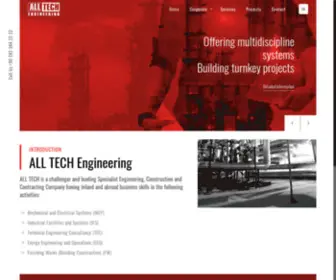 Alltechmep.com(ALL TECH Engineering) Screenshot