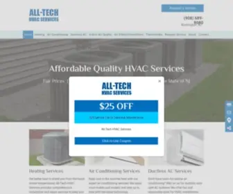 Alltechnj.com(All-Tech HVAC Services) Screenshot