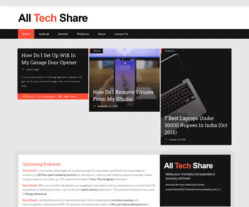 Alltechshare.com(A place to learn) Screenshot