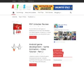Alltechstory.com(All Tech Story) Screenshot