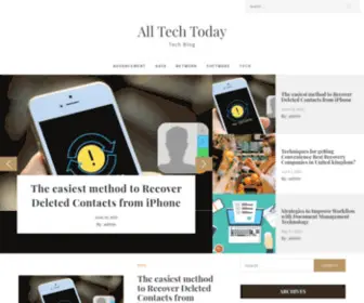 Alltechtoday.com(Tech Blog) Screenshot