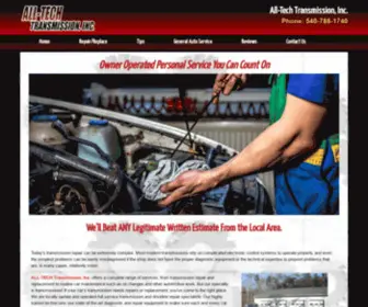 Alltechtransmission.com(All Tech Transmission service Catlett VA) Screenshot