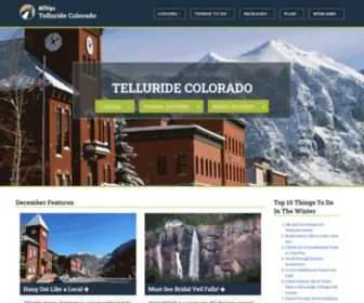 Alltelluride.com(Telluride Colorado Vacation Planner) Screenshot