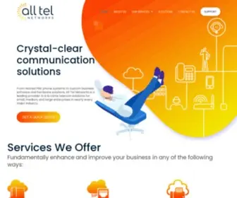 Alltelnetworks.com(Crystal-clear Communication Solutions) Screenshot