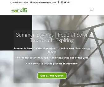 Allterrasolar.com(Allterra Solar) Screenshot