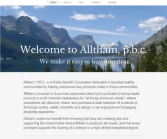 Allthampbc.com(Alltham PBC) Screenshot