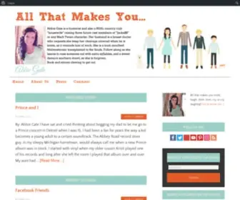 Allthatmakesyou.com(Smile, laugh, think, love, cry and cry laughing) Screenshot