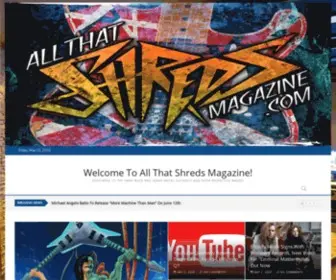 Allthatshreds.com(All That Shreds Magazine) Screenshot