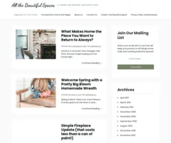 Allthebeautifulspaces.com(All the Beautiful Spaces) Screenshot