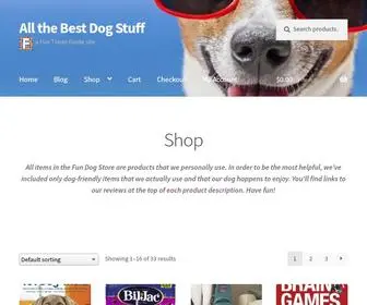 Allthebestdogstuff.com(All The Best Dog Stuff) Screenshot