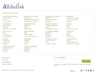 Allthelink.com(Business directory) Screenshot