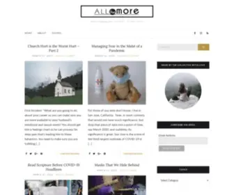 Allthemore.org(Encouraging one another) Screenshot