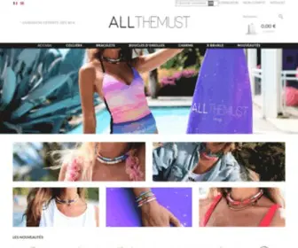 Allthemust.com(Bijoux Fantaisie Haut de Gamme) Screenshot