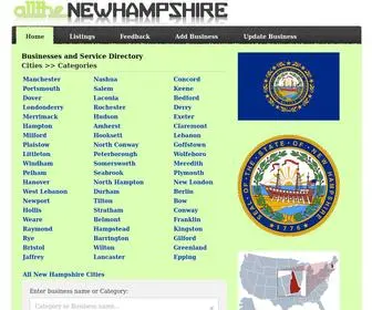 Allthenewhampshire.com(New Hampshire Business Directory) Screenshot