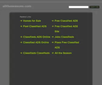 Alltheseasons.com(All the Seasons) Screenshot