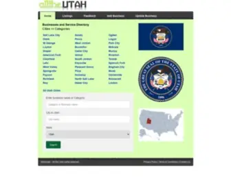 Alltheutah.com(Utah Business Directory) Screenshot