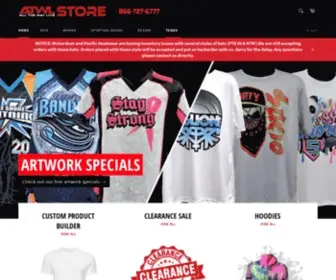 AllthewayliveStore.com(All The Way Live Designs) Screenshot