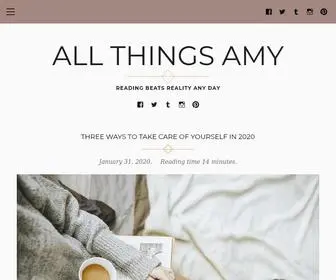 Allthingsamy.net(Reading beats reality any day) Screenshot